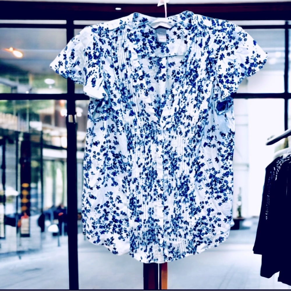 H & M floral dress blouse.